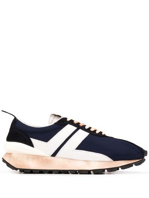 Lanvin baskets à empiècements contrastants Bumper - Bleu
