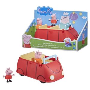 Peppa Pig speelgoedauto Peppa's Rode Auto 28 cm rood 3-delig