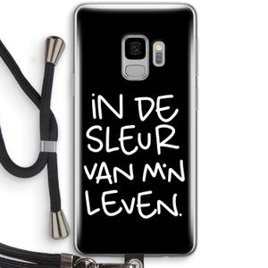 De Sleur: Samsung Galaxy S9 Transparant Hoesje met koord