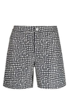 Paul Smith short de bain à imprimé géométrique - Noir