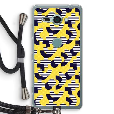 8-bit N°3: Sony Xperia XZ2 Compact Transparant Hoesje met koord