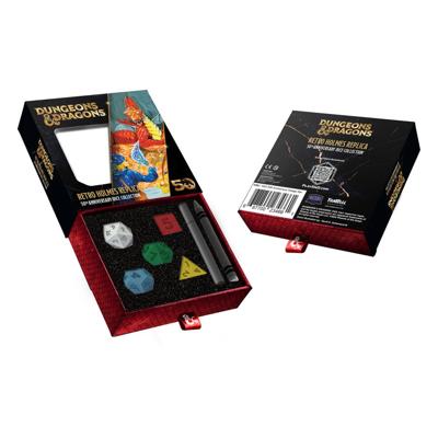 Dungeons & Dragons Dice Set 50th Anniversary: Retro Holmes Replica Dungeons & Dragons Dice Set 50th Anniversary: Retro Holmes Replica