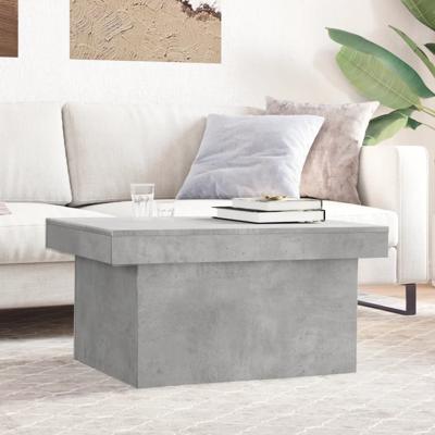 Salontafel 100x55x40 cm bewerkt hout betongrijs