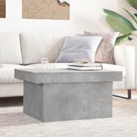 Salontafel 100x55x40 cm bewerkt hout betongrijs