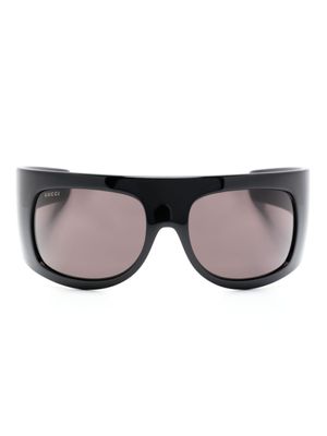 Gucci Eyewear lunettes de soleil à monture couvrante - Noir