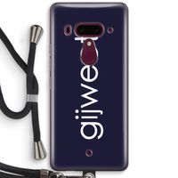 Gijweet: HTC U12+ Transparant Hoesje met koord