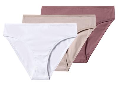esmara Set van 3 dames onderbroeken (Roze/wit, M (40/42))