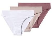 esmara Set van 3 dames onderbroeken (Roze/wit, M (40/42))