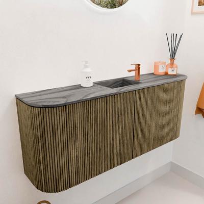 Toiletmeubel Mondiaz Joya Dlux | 103.2 cm | Meubelkleur Dusk | Faye wastafel Sombra Wasbak Midden | 1 kraangat