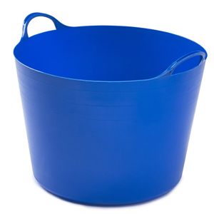 Flexibele emmer - 39 liter - Kunststof - Blauw - 43 x 49 x 37 cm   -