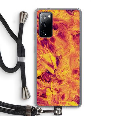 Eternal Fire: Samsung Galaxy S20 FE / S20 FE 5G Transparant Hoesje met koord