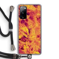 Eternal Fire: Samsung Galaxy S20 FE / S20 FE 5G Transparant Hoesje met koord