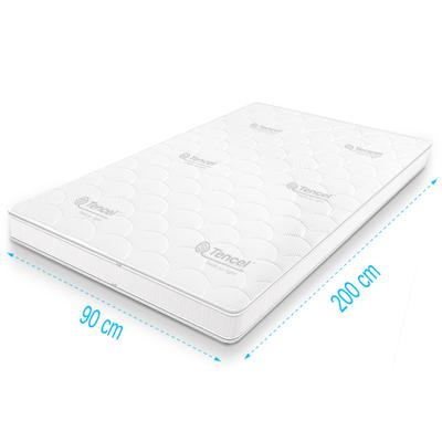 Topdekmatras koudschuim Tencel Deluxe 90x200 dikte 11 cm