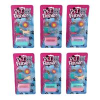 Pet Friend poes met accessoires 7,5 cm 6 assorti | 12 stuks