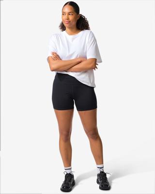 HEMA Damesbikershort kort zwart (zwart)