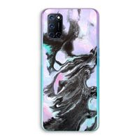 Pastel zwart: Oppo A92 Transparant Hoesje