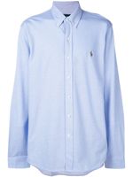 Polo Ralph Lauren chemise boutonnée à logo brodé - Bleu