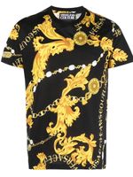 Versace Jeans Couture t-shirt en coton à imprimé Barocco - Noir - thumbnail