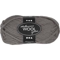 Creativ Company Melbourne wolgaren, l: 92 m, grijs, 50 gr/ 1 bol