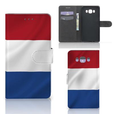 Samsung Galaxy J7 2016 | Bookstyle Case | Nederlandse Vlag