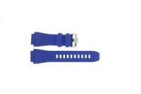 Horlogeband Jacques Lemans 1-1381 Rubber Blauw 22mm