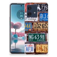 Motorola Edge 40 Neo | Siliconen hoesje | met foto Kentekenplaten