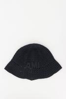 Ami Paris hoed Ami Patch UHA255.AW0085 black Ami Paris hoed Ami Patch UHA255.AW0085 black