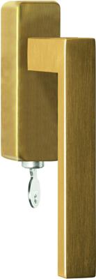 Formani Basics BSQ2-DKLOCK-O draaikiepgarnituur afsluitbaar - PVD mat goud