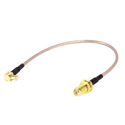 15cm SMA vrouwtje naar MCX mannetje rechtse hoek Adapter RF Coaxiale Coax RG316 Kabel