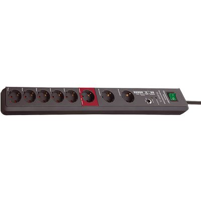 Brennenstuhl Secure-Tec 8 way stekkerdoos