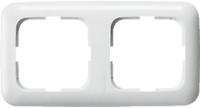 Busch-Jaeger 2-voudig afdekraam wit glans 2512-214