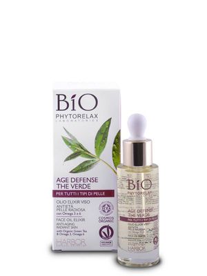 Phytorelax Bio Green Tea Age Defense Face Elixir Oil (30 ml)