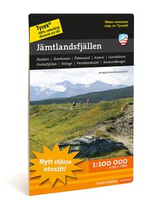 Wandelkaart - Topografische kaart Fjällkartor 1:100.000 Jämtlandsfjäll