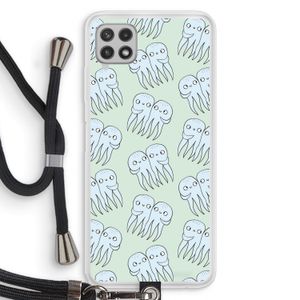 Octopussen: Samsung Galaxy A22 4G Transparant Hoesje met koord