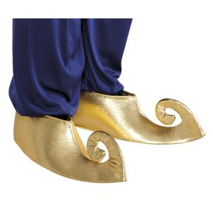 Gouden sultan/Aladin overschoenen voor volwassenen - 1001 nacht verkleed spullen feest thema