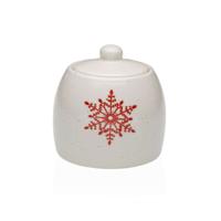 Suikerpot Versa Yule Keramiek 6,9 x 8,9 x 6,9 cm Ster