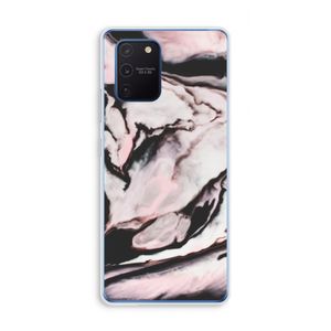 Roze stroom: Samsung Galaxy Note 10 Lite Transparant Hoesje