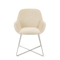 Jesper Home Kushi eetkamerstoel Trouty Tinge cross steel