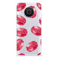 Nokia X10 | X20 | Siliconen Case | Pink Macarons
