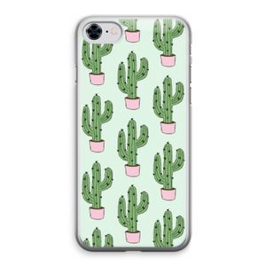 Cactus Lover: iPhone 8 Transparant Hoesje