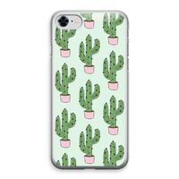 Cactus Lover: iPhone 8 Transparant Hoesje