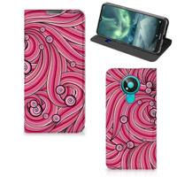 Nokia 3.4 | Bookcase | Swirl Pink