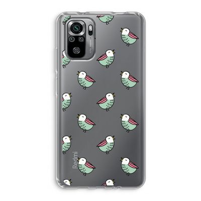 Vogeltjes: Xiaomi Redmi Note 10S Transparant Hoesje