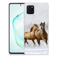 Samsung Galaxy Note 10 Lite | TPU Hoesje | Paarden