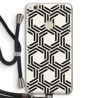 Geometrisch patroon: Huawei Ascend P8 Lite (2017) Transparant Hoesje met koord