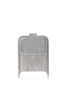 Jimmy Choo mini sac à bandoulière Micro Cloud orné de cristaux - Argent