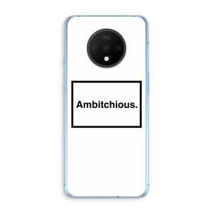 Ambitchious: OnePlus 7T Transparant Hoesje