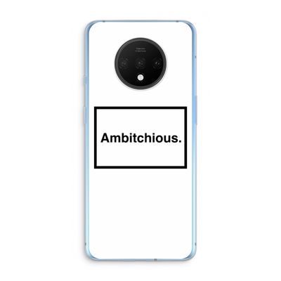 Ambitchious: OnePlus 7T Transparant Hoesje