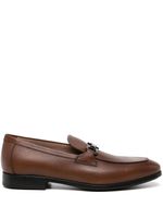 Ferragamo mocassins Gancini en cuir - Marron