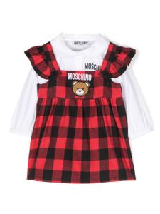 Moschino Kids robe imprimée à motif Teddy Bear - Rouge